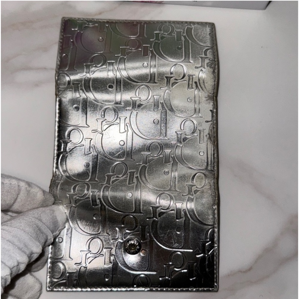 CHRISTIAN DIOR Metallic Key Pouch - Picture 5 of 12